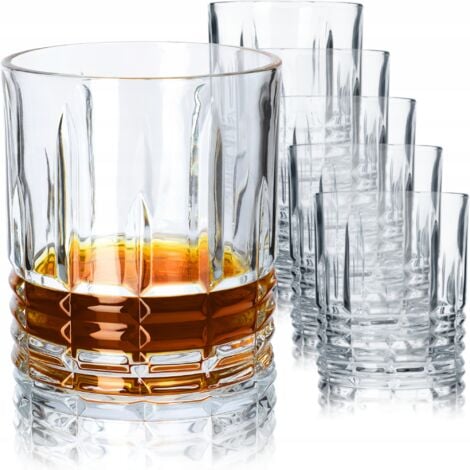Zcoolo Set Da Whisky - 6 Bicchieri Da 300 ML; Perfecti Per Scotch, Bourbon E Cocktails