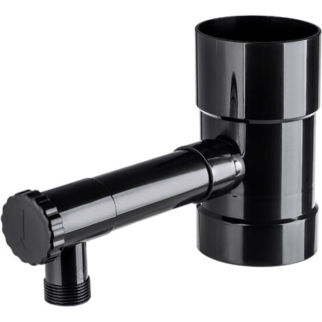 Valvola In PVC Da 3/4 Per Contenitori Acqua Piovana Con Adattatore Per Tubo - Rubinetto A Innesto Per Cisterne E Bidoni - 3