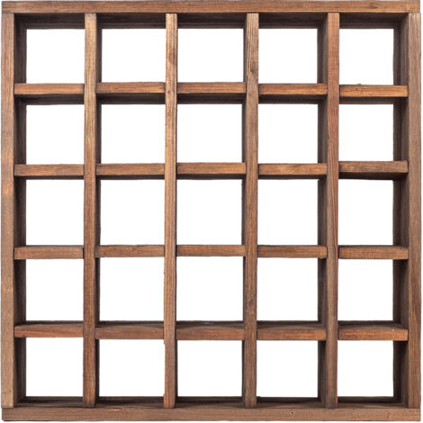 Scaffale Portabottiglie Legno 48 Bottiglie 120 cm | Cantinetta Vino in Abete Robusta