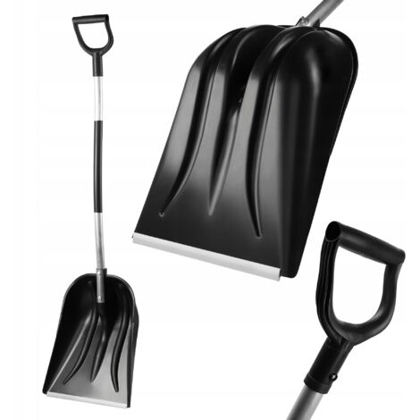 Pala Da Neve In Polipropilene Resistente - 37x45cm, Con Profilo In Alluminio, Multiuso Per Neve E Ghiaia - Foto 9