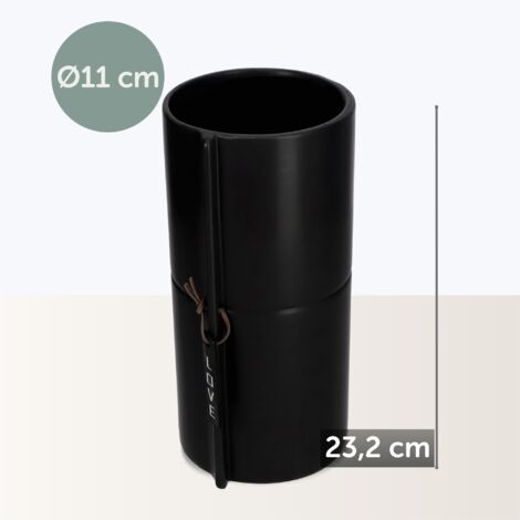 Sottovaso Per Vaso Da Fiori In Ceramica Smaltata Color Crema H 2.5 X L 18 X P 24 Cm 88099646