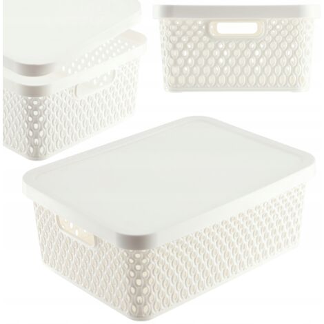 Really Useful - Scatola portaoggetti in plastica, 1,6 litri, confezione da 4, colore: Trasparente
