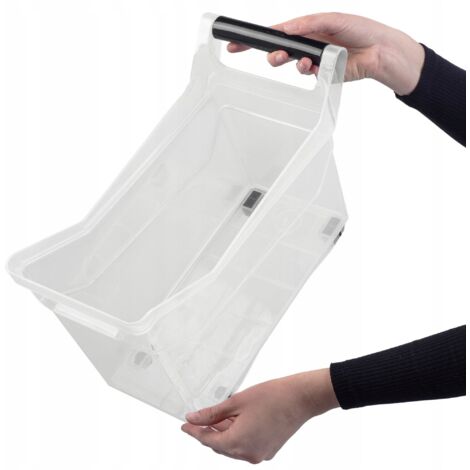 Contenitori Plastica Scatole Portaoggetti Multiuso Con Rotelle Ruote Alto 55 L 8001499010732