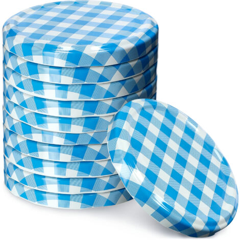 10 Coperchi Twist-Off Per Barattoli Da Conserva - Diametro 82 Mm, Con Capsula Di Chiusura - Foto 7