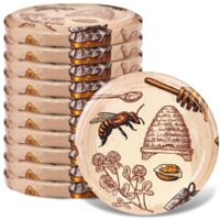 Tappi coperchio barattolo Fi66, tappo a vite, dadi barattolo, 4 clip, 10 pezzi