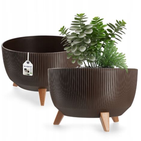 KADAX Macetero Macetero 40 cm Tapa Insertable Cuenco