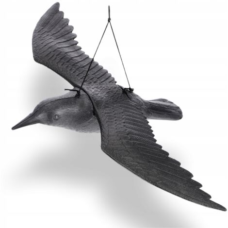 KADAX Repelente de cuervos grande para pájaros de balcón, palomas, estorninos, para pájaros voladores, 56 cm