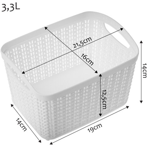 KADAX Caja Apilable Con Tapa, De Plástico PP, 195 X 120 Mm