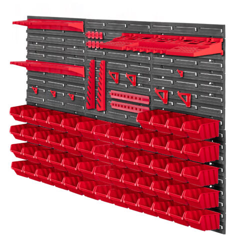 KADAX Tablero de herramientas de pared 117x78cm 79 piezas Cajas de taller de garaje (1/5)