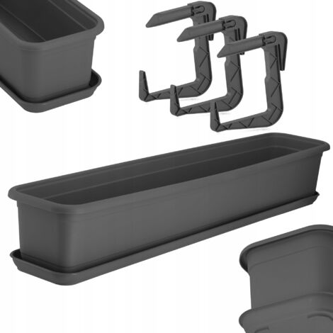 KADAX Macetero para Balcón 80cm con Asas (1/5)
