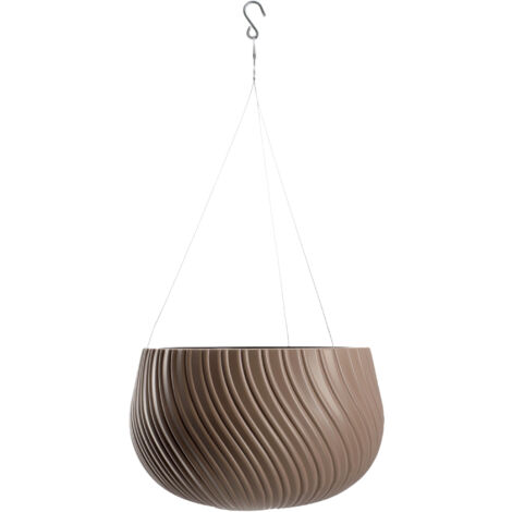 KADAX Macetero colgante con cadena y gancho, macetero colgante para