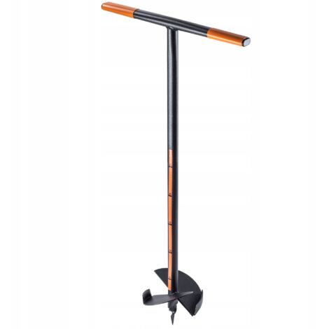 KADAX Taladro helicoidal para jardín, taladro para bulbos, taladro para cebolla, taladro para postes, taladro para cebolla, taladro para postes (200 mm)