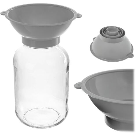 Embudo de cocina para tarros de conservas tipo globo, universal, Fi 43 - 100 mm (1/5)