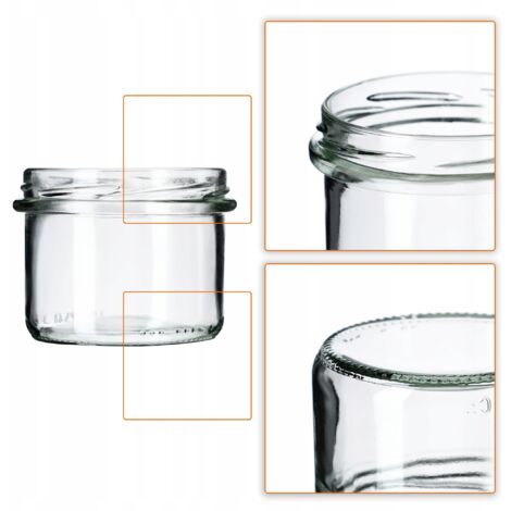 Tarros Para Conservas KADAX Tarros De Conservas De 425 Ml, Con Tapa De