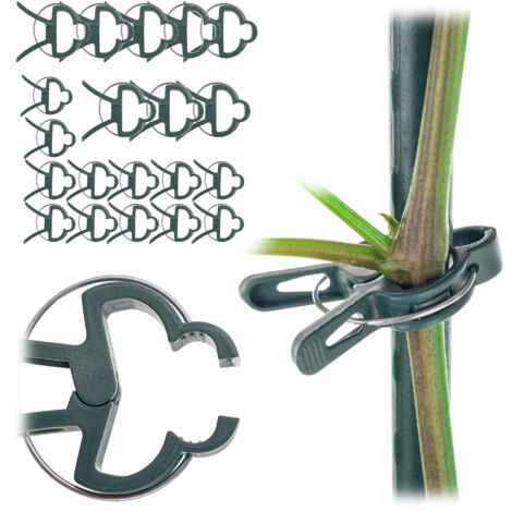 Clips Clips para tomates plantas brotes de frijol Clips de tallos Clip 20 piezas