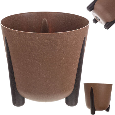 Maceta Con Inserto Redonda 396mm Antracita Con Ofertas En