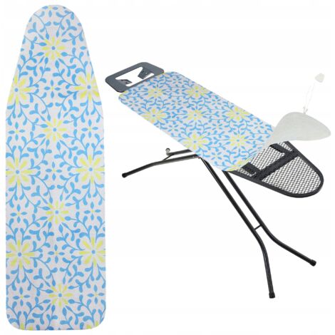 KADAX Funda elástica para tabla de planchar 140x55 cm Flores amarillas