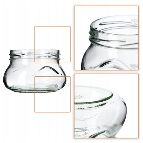 KADAX Kleine Inmaakpotten, 300 Ml, Miniatuurpotten Voor Honing En Specerijen Jampotten Met Deksel Luchtdichte Potten Om Cadeau Te Geven Winnie De Poeh 20 Stuks 2334269357