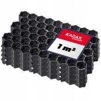 KADAX Rejilla de estacionamiento para césped y jardín 60x40x4cm 4 uds.