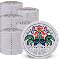 Fi82 Tapas para Tarros, Tapas para Tarros, Miel, 10 Piezas, 6 Clips