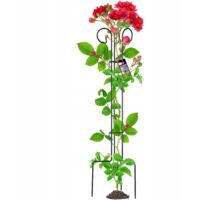 KADAX Soporte de sujeción para rosas y plantas trepadoras, acero, 90 cm