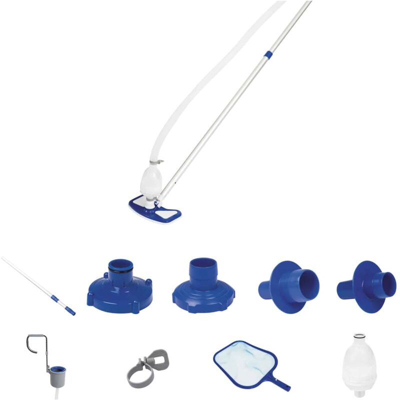 Kit de Mantenimiento Piscina Bestway Flowclear Deluxe 6 Accesorios