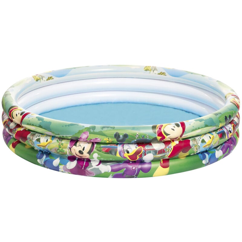 Piscina Hinchable Infantil Bestway Mickey and the Roadster Racers 122x25 cm