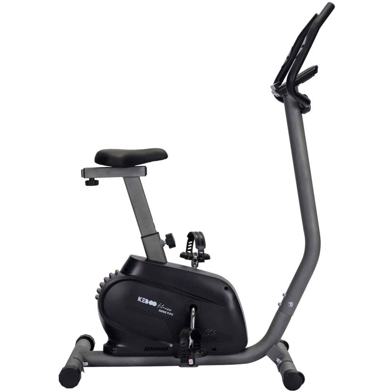 Bicicleta Estática Motorizada Keboo Serie 900 Magnética con Pulsómetro de Manillar, 16 Niveles, Asiento Ajustable y Pantalla LCD