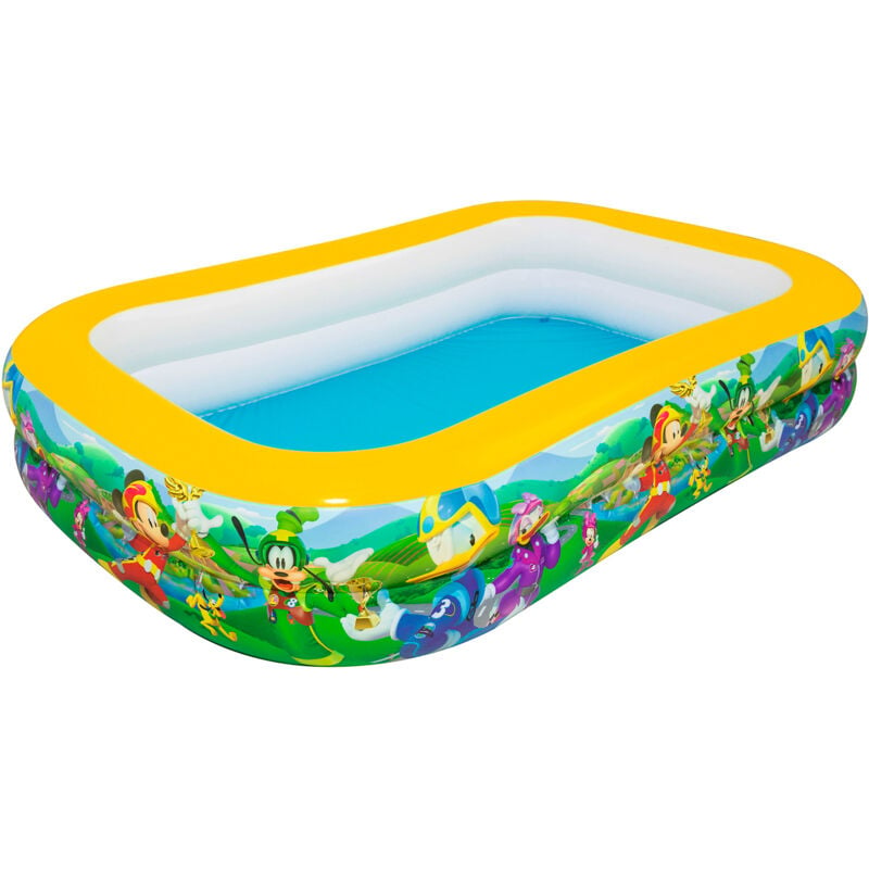 Piscina Hinchable Infantil Bestway Mickey and the Roadster Racers Family 262x175x51 cm