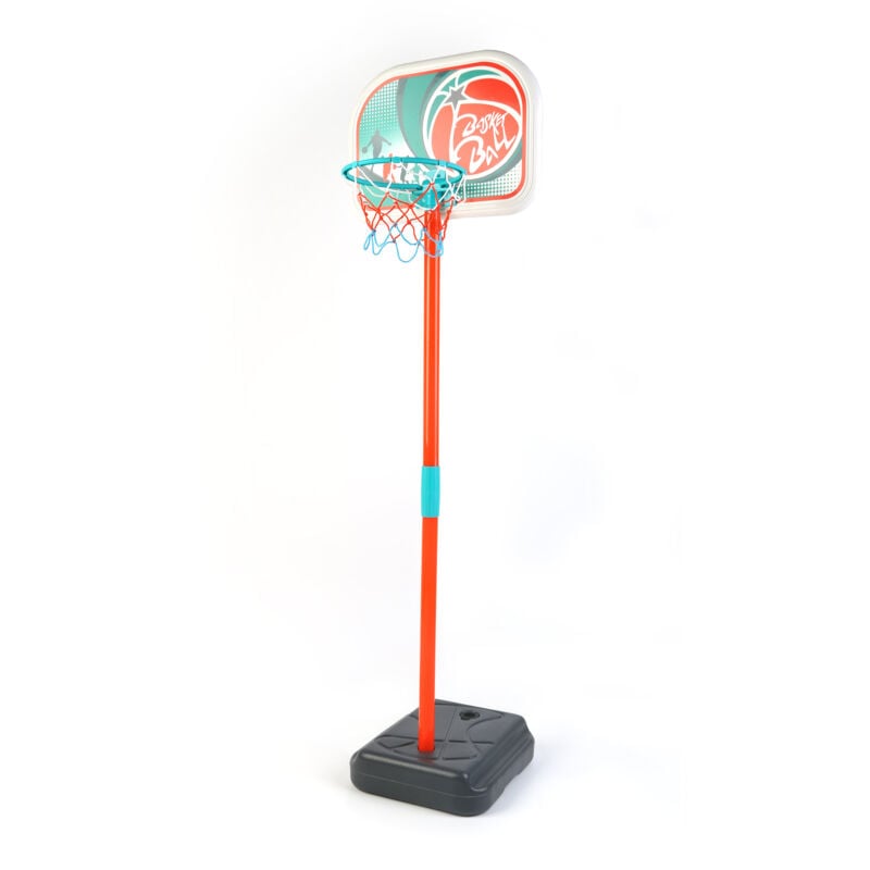 Canasta de Baloncesto Infantil Robincool Basketball 33x29x88/106 cm para Interior y Exterior con Base Rellenable