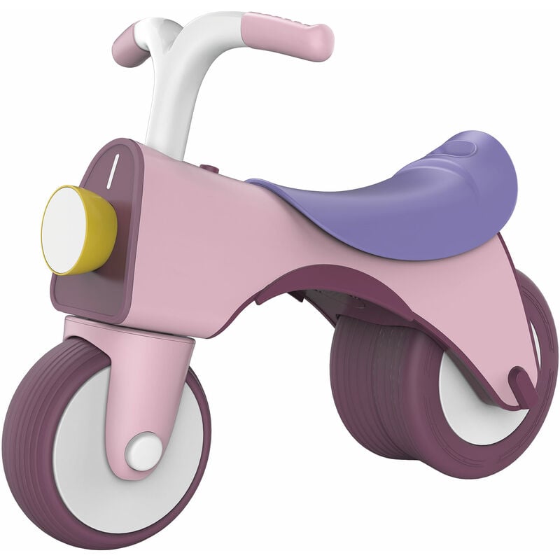 Bicicleta Sin Pedales de Equilibrio Infantil Robincool Balance Bike 55x28x41 cm Rosa con Luz y Sonido a partir de 1 Año