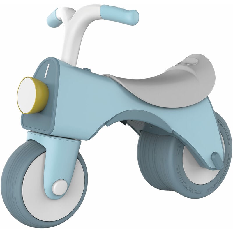 Bicicleta Sin Pedales de Equilibrio Infantil Robincool Balance Bike 55x28x41 cm Azul con Luz y Sonido a partir de 1 Año