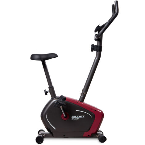 Bicicleta Estática Siluet B0003S 86x44,5x140cm Volante Inercia 5 kg 7 Funciones y Pantalla LCD Ruedas Soporte Tablet Móvil
