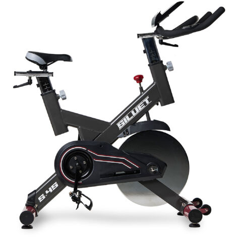 Bicicleta Ciclo Indoor Siluet S-4S 115x51x119 cm 7 Funciones, Pulsómetro, Inercia 18 Kg y Resistencia Regulable