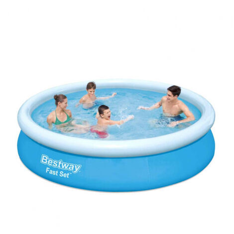 Piscina Desmontable Autoportante Bestway Fast Set 366x76 cm Depuradora de cartucho de 1.249 L/H