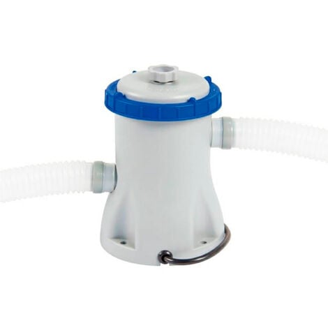 Piscina Desmontable Tubular Redonda Bestway Power Steel con Depuradora 427x122 cm