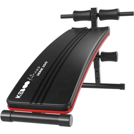 Banco de Abdominales y Musculación Keboo Fitness Serie 300 y con 5 Posiciones 145x47x70 cm
