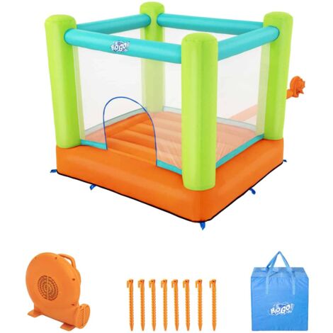 Castillo Hinchable Saltador Bestway 194x175x170 cm con Bomba de Hinchado Continuo