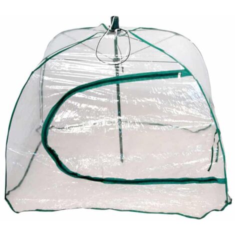 Invernadero Protector Paraguas para Plantas Automontable Gardiun Bosco 103x69x75 cm