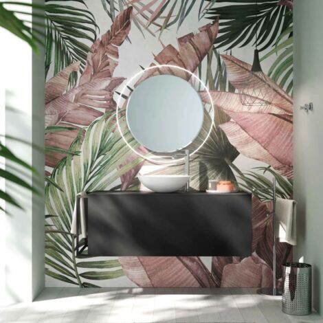 Lineabeta - Miroir rond spécial avec éclairage LED 6000k et cadre (1/5)
