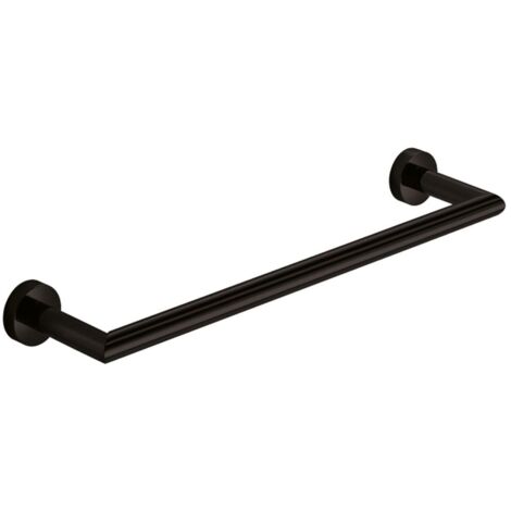 Lineabeta - Porte-serviettes Baketo en laiton noir L.50 cm