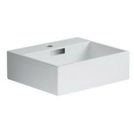 Lavabo céramique à suspendre QUARELO L.42xP.36xH.13 cm (1/4)