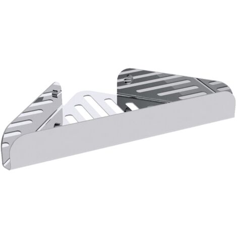 Lineabeta - Tablette de douche L.28,4 H.4 cm coin Filo acier (1/2)