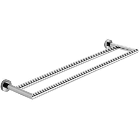 Porte-serviettes Double Kohler Bellamonte K-9819-18-CP - Chrome Poli - Neuf Avec Défauts