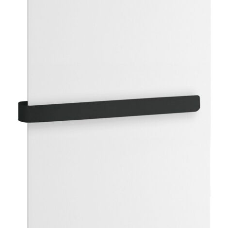 Lineabeta - Porte-serviettes Caligo pour radiateur en acier noir (1/2)
