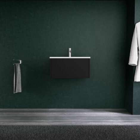 Inda - Meuble de salle de bain 1 tiroir L.60 avec vasque mat / (1/5)