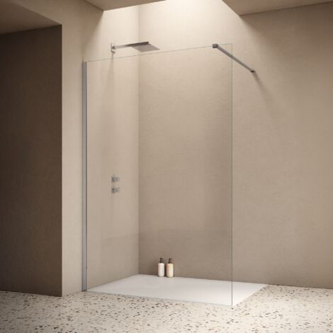 Siro - Cabine de douche à l'italienne 100 cm chromée/transparente (1/3)