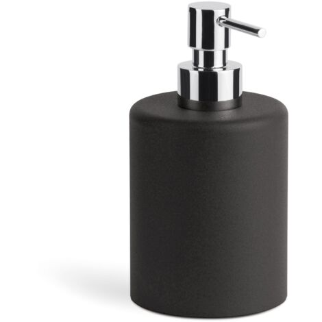 Stardrix Seifenspender Aus Mattschwarzem Edelstahl – Horizontal, 1100 Ml, Wandmontiert Mit Korrosionsbeständigem Innenfutter