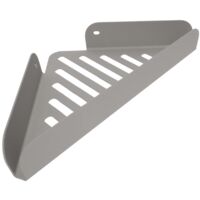 Lineabeta - Duschregal L.28,4 H.4 cm eckig Stahldraht grün grau matt