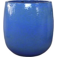 Vaso SOCRATE 32x33cm blu oltremare